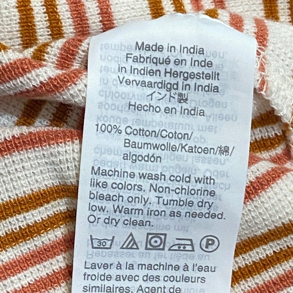 Madewell Striped Long Sleeve Tunic Top – XS – 100% Cotton - Picture 6 of 7